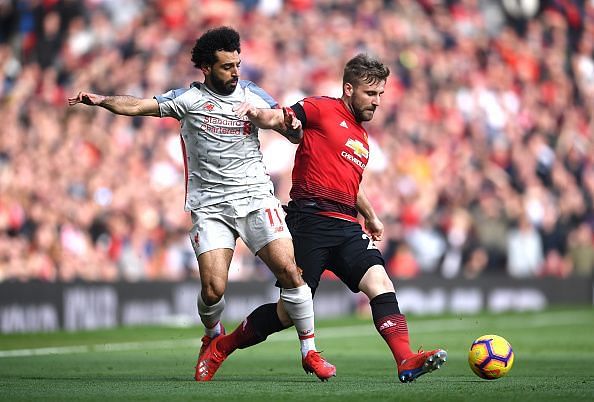Shaw efficiently nullified Salah's threat on a memorable afternoon for the fullback
